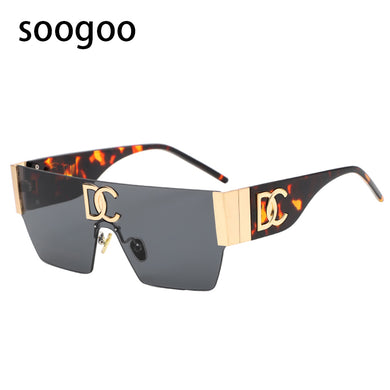 Vintage Square Rimless Sunglasses Women 2023  Brand Frameless Sun Glasses For Men OnePiece Eyeglasses Shades UV400