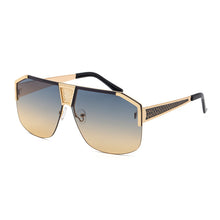Load image into Gallery viewer, Vintage Square Sunglasses 2023 Men One-Piece Trendy Classic Eyewear Half Frame Oversize Women Sun glasses Lunettes