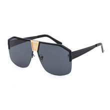 Load image into Gallery viewer, Vintage Square Sunglasses 2023 Men One-Piece Trendy Classic Eyewear Half Frame Oversize Women Sun glasses Lunettes
