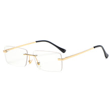 Load image into Gallery viewer, Vintage Square Sunglasses Small Women Rimless Sun Glasses Shades  Brand Metal Sunglass UV400 Eyewear
