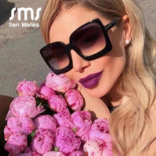 Load image into Gallery viewer, Vintage Square Sunglasses Women 2023  Brand Cat Eye Oversizrd Sun Glasses Retro Shades UV400 Oculos Male