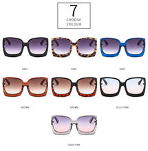 Load image into Gallery viewer, Vintage Square Sunglasses Women 2023  Brand Cat Eye Oversizrd Sun Glasses Retro Shades UV400 Oculos Male