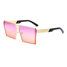 Load image into Gallery viewer, Vintage Square Sunglasses Women 2023 Oversized Steampunk Sunglasses Classic Eyeglasses Men Clear Lens Vintage Retro Punk Shades