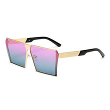 Load image into Gallery viewer, Vintage Square Sunglasses Women 2023 Oversized Steampunk Sunglasses Classic Eyeglasses Men Clear Lens Vintage Retro Punk Shades