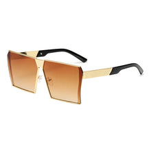 Load image into Gallery viewer, Vintage Square Sunglasses Women 2023 Oversized Steampunk Sunglasses Classic Eyeglasses Men Clear Lens Vintage Retro Punk Shades