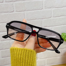Load image into Gallery viewer, Vintage Square Sunglasses Women Brand Designer Polygon Sun Glasses Female Blue Retro Double Bridges Oculos De Sol