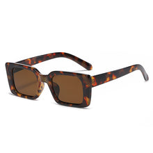 Load image into Gallery viewer, Vintage Square Sunglasses Women Brand Designer Retro Leopard Sun Glasses Female Gradient Rectangle Shades Oculos