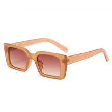 Load image into Gallery viewer, Vintage Square Sunglasses Women Brand Designer Retro Leopard Sun Glasses Female Gradient Rectangle Shades Oculos