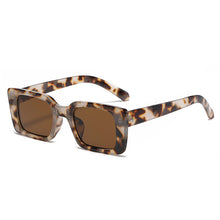 Load image into Gallery viewer, Vintage Square Sunglasses Women Brand Designer Retro Leopard Sun Glasses Female Gradient Rectangle Shades Oculos