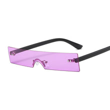 Load image into Gallery viewer, Vintage Square Sunglasses Women Brand Designer Sun Glasses Female Small Rectangle Lens Transparent Pink Oculos De Sol
