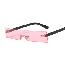 Load image into Gallery viewer, Vintage Square Sunglasses Women Brand Designer Sun Glasses Female Small Rectangle Lens Transparent Pink Oculos De Sol