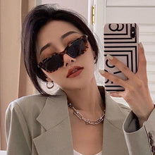 Load image into Gallery viewer, Vintage Square Sunglasses Women  Brand Designer Retro Small Rectangle Sun Glasses Lady Female Cat Eye Oculos UV400
