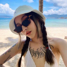 Load image into Gallery viewer, Vintage Square Sunglasses Women  Brand Designer Retro Small Rectangle Sun Glasses Lady Female Cat Eye Oculos UV400
