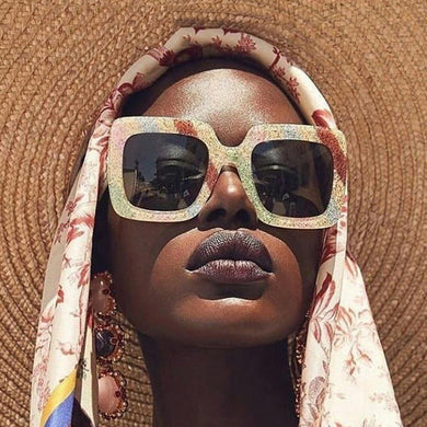 Vintage Square Sunglasses Women Men Cat Eye Sunglasses Trend Brand Women Rainbow Color Frame Eyeglass Oculos De Sol