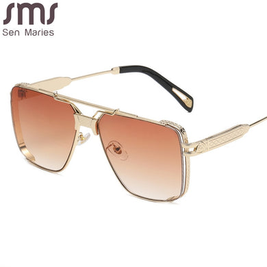 Vintage Square Sunglasses Women Men  Brand Designer Sun Glasses Men Lady Retro Oversized Oculos De Sol UV400