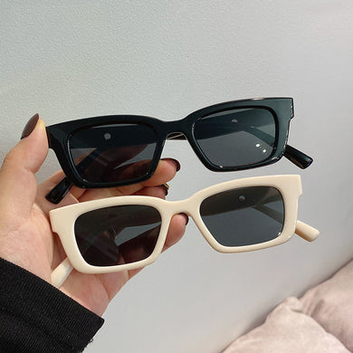 Vintage Square Sunglasses Women Retro Brand Designer Sun Glasses Female Small Frame Points Lady Cat Eye Oculos De Sol