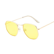 Load image into Gallery viewer, Vintage Square Sunglasses Women Retro Polygon Sun Glasses For Male Metal Small Frame Mirror Classic Oculos De Sol Feminino