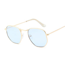 Load image into Gallery viewer, Vintage Square Sunglasses Women Retro Polygon Sun Glasses For Male Metal Small Frame Mirror Classic Oculos De Sol Feminino