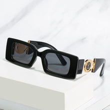 Load image into Gallery viewer, Vintage Square Sunglasses Women&#39;s Men&#39;s 2023 Rectangle Female  Designer Black Sun glasses Male UV400 Eyewear