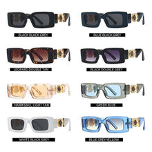 Load image into Gallery viewer, Vintage Square Sunglasses Women&#39;s Men&#39;s 2023 Rectangle Female  Designer Black Sun glasses Male UV400 Eyewear