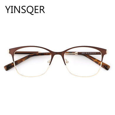 Vintage Square Women's glasses frames Myopia Man Glasses Prescription Ladies Spectacles Clear Female Optical Eyeglasses Metal