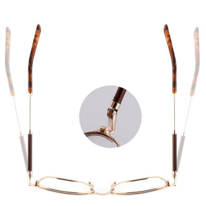 Vintage Square Women's glasses frames Myopia Man Glasses Prescription Ladies Spectacles Clear Female Optical Eyeglasses Metal