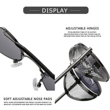 Load image into Gallery viewer, Vintage Steampunk Sunglasses Men Black Retro Round Metal Gothic Shades Women Driving Mirror Sun Glasses For Male Female UV400