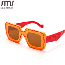 Load image into Gallery viewer, Vintage Steampunk Sunglasses Women  Brand Designer Retro Small Frame Sun Glasses Rectangle Sunglasses Oculos Feminino