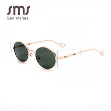 Load image into Gallery viewer, Vintage Steampunk Sunglasses Women Men 2023  Brand Oval Round Sun Glases Retro Punk Glasses Eyewear Shades UV400