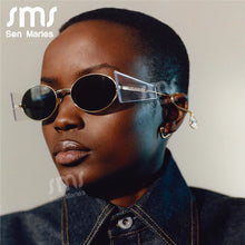 Load image into Gallery viewer, Vintage Steampunk Sunglasses Women Men 2023  Brand Oval Round Sun Glases Retro Punk Glasses Eyewear Shades UV400