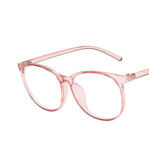 Vintage Student Transparent Computer Glasses Frame Women Men Round Eyewear Blue Light Clear Glasses Optical Spectacle Eyeglasses