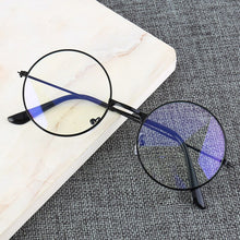 Load image into Gallery viewer, Vintage Style Women/Men Popular Round Metal Clear Lens Glasses Frame Trendy Unisex Nerd Glasses Fake Glasses