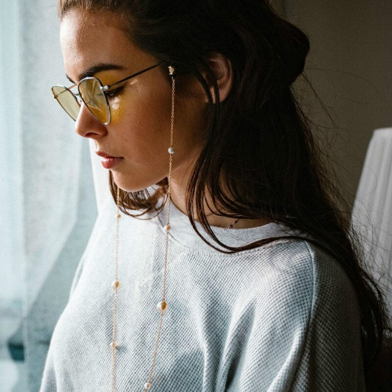 Vintage Sun glasses Chain holder For Women Sunglasses neck Chain