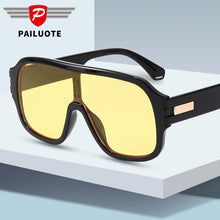 Load image into Gallery viewer, Vintage Sunglasses Men Cycling Metal Hinge Leg Lens Pilot Goggles Outdoor Sport Big Suqare Oculos De Sol Masculino Retro Glasses
