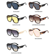 Load image into Gallery viewer, Vintage Sunglasses Men Cycling Metal Hinge Leg Lens Pilot Goggles Outdoor Sport Big Suqare Oculos De Sol Masculino Retro Glasses