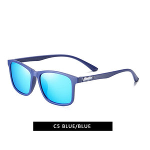 Vintage Sunglasses Men Polarized Minus TR90 Classic Pilot Sun Glasses Retro Driving UV400 Square Male