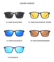 Load image into Gallery viewer, Vintage Sunglasses Men Polarized Minus TR90 Classic Pilot Sun Glasses Retro Driving UV400 Square Male