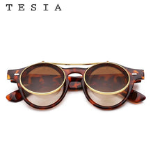 Load image into Gallery viewer, Vintage Sunglasses Unisex Flip Up Sun Glasses For Women Men Punk Style Goggles S size UV400 Eyewear T007