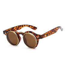 Load image into Gallery viewer, Vintage Sunglasses Unisex Flip Up Sun Glasses For Women Men Punk Style Goggles S size UV400 Eyewear T007