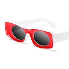 Load image into Gallery viewer, Vintage Sunglasses Woman Retro Square Gradient Shield Red Sun Glasses Female Pilot  Designer Oversized Eyewear
