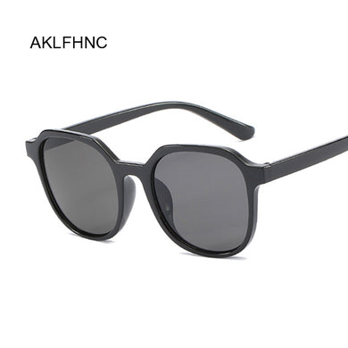 Vintage Sunglasses Women Brand Designer Oversized Sun Glasses Female Shades Small Black Lens Glasses UV400 Eyewear