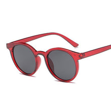 Load image into Gallery viewer, Vintage Sunglasses Women Cat Eye  Brand Designer Round Sun Glasses Retro Small Red Ladies Sunglass Black Eyewear Oculos