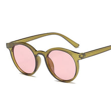 Load image into Gallery viewer, Vintage Sunglasses Women Cat Eye  Brand Designer Round Sun Glasses Retro Small Red Ladies Sunglass Black Eyewear Oculos