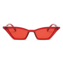 Load image into Gallery viewer, Vintage Sunglasses Women Cat Eye  Brand Designer Sun Glasses Retro Small Red ladies Sunglass Black Eyewear oculos