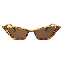 Load image into Gallery viewer, Vintage Sunglasses Women Cat Eye  Brand Designer Sun Glasses Retro Small Red ladies Sunglass Black Eyewear oculos