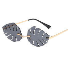 Load image into Gallery viewer, Vintage Sunglasses Women Steampunk Sun Glasses Men Retro Frameless Leaves Glasses Rimless Trend Small Eyeglasses Shades