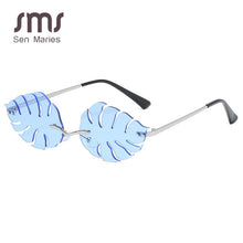 Load image into Gallery viewer, Vintage Sunglasses Women Steampunk Sun Glasses Men Retro Frameless Leaves Glasses Rimless Trend Small Eyeglasses Shades