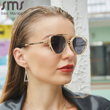 Load image into Gallery viewer, Vintage Sunglasses Women Men Retro Sun Glasses  Brand Designer Small Frames Eyeglasses Shades Eyewear Oculos