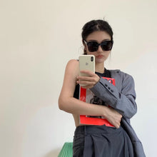 Load image into Gallery viewer, Vintage Sunglasses Women Oversize Square Cat Eye Sun Glasses Big Frame Women Sun Glasses Black Oculos De Sol UV400