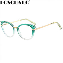 Load image into Gallery viewer, Vintage TR90 Anti-Blue Light Optical Glasses Women Men Clear Glasses Eyeglasses Cat Eye Transparent Lens Spectacle Frame Unisex